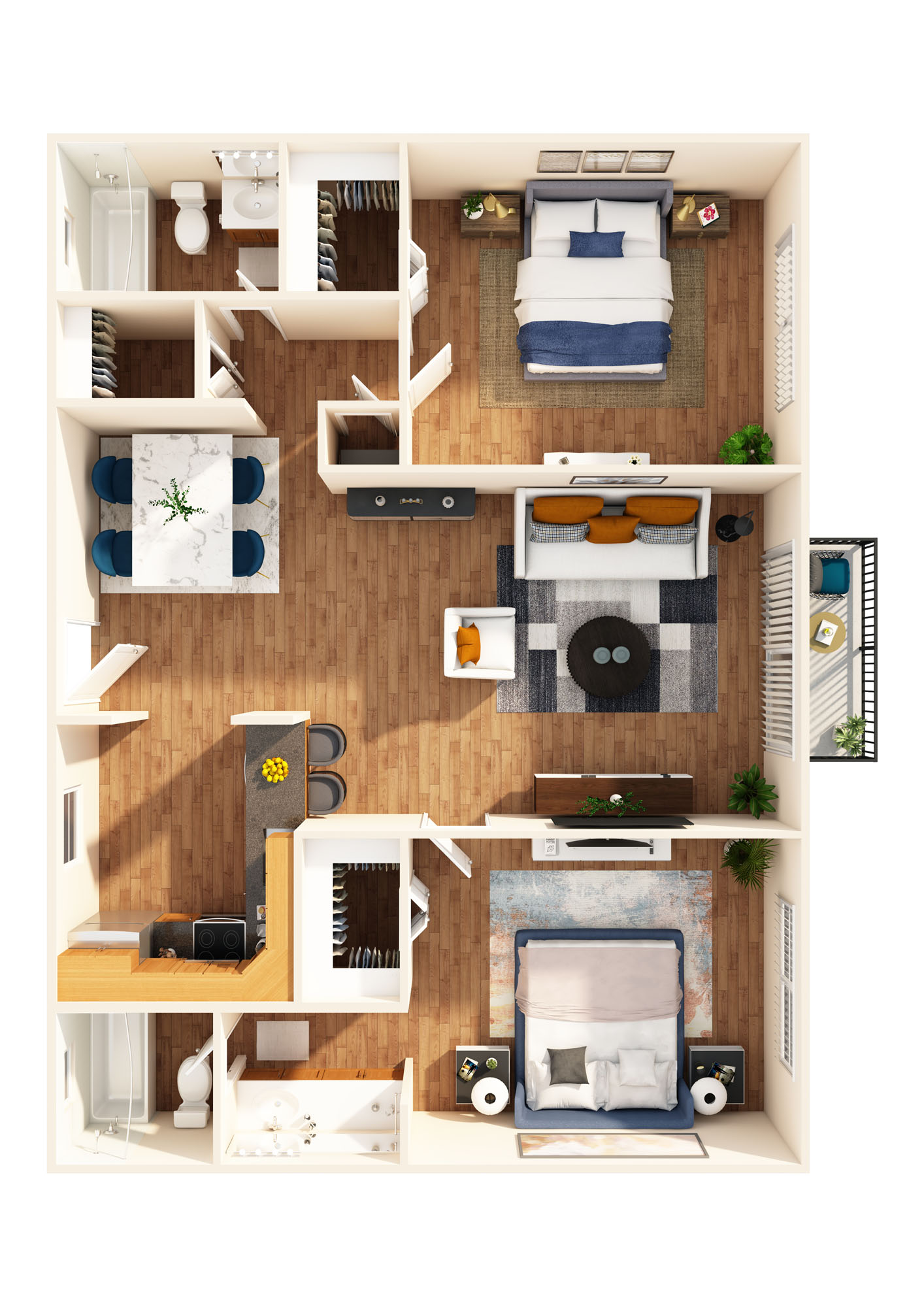 The Swan floor plan